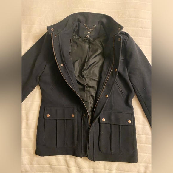 H&M Navy Peacoat - Picture 2 of 6